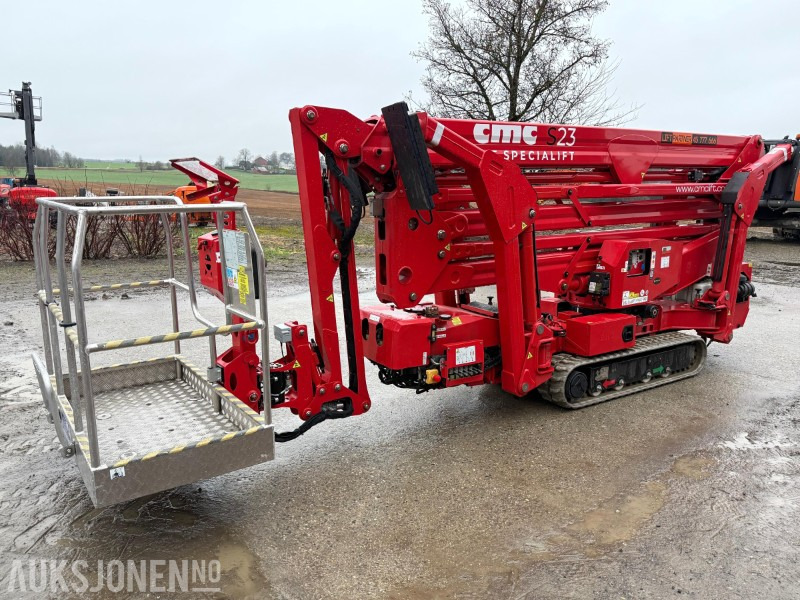 2022 CMC S23 spiderlift, 23m arb.høyde, automatisk nivellering, merkefrie belter, radiokontroll, Diesel/ 230V - Dvižna ploščad: slika 1 2022 CMC S23 spiderlift, 23m arb.høyde, automatisk nivellering, merkefrie belter, radiokontroll, Diesel/ 230V - Dvižna ploščad: slika 1