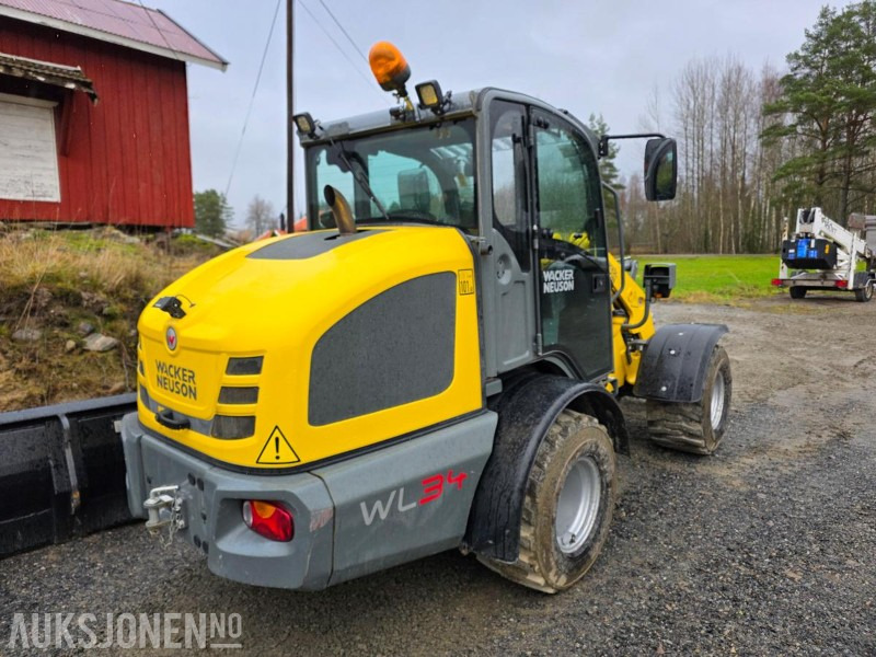 2022 Wacker Neuson WL 34 Hjullaster 485T KUN 2.15cm høy lasteskuffe og pallegaffel Hydraulisk HK Weidemann-feste - Kolesni nakladalec: slika 5 2022 Wacker Neuson WL 34 Hjullaster 485T KUN 2.15cm høy lasteskuffe og pallegaffel Hydraulisk HK Weidemann-feste - Kolesni nakladalec: slika 5