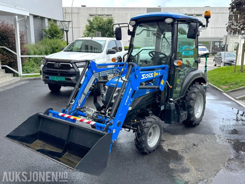 2024 Solis 26 HST minitraktor | kun 15 timer | 4WD | frontlaster m/ skuffe | varmeapparat - Traktor: slika 1 2024 Solis 26 HST minitraktor | kun 15 timer | 4WD | frontlaster m/ skuffe | varmeapparat - Traktor: slika 1