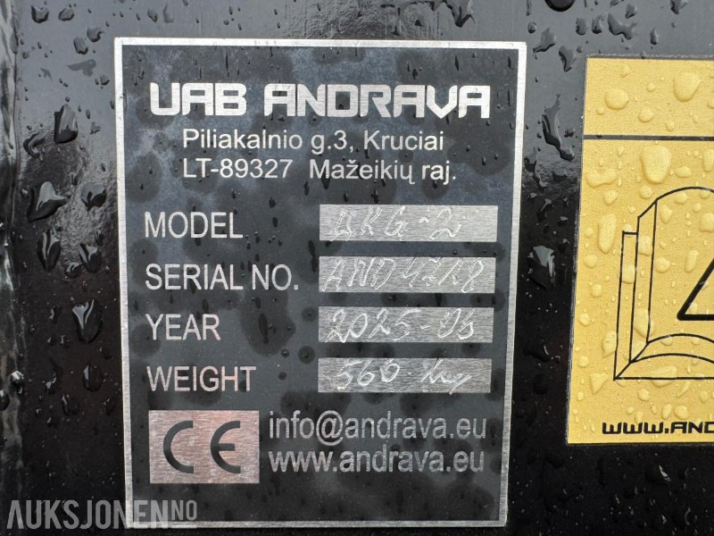 2025 ANDRAVA AKG 2,5 m3 traktorskuffe - Kmetijski stroj: slika 3 2025 ANDRAVA AKG 2,5 m3 traktorskuffe - Kmetijski stroj: slika 3