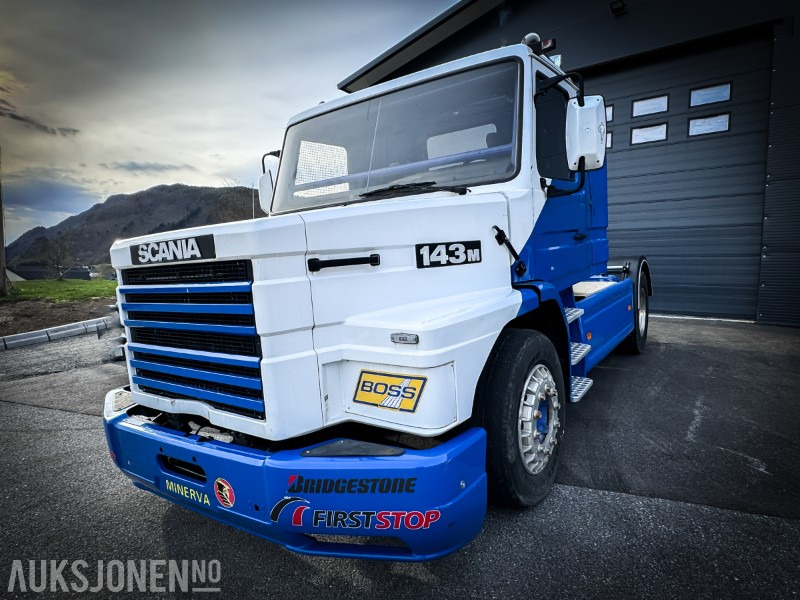 Komunalno/ Posebno vozilo 1989 Scania T 143M Racing Truck Snutebil - V8 motor - 950 hk - Spesialbygget av Scania i 1989: slika 1