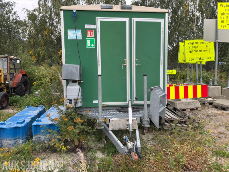 Lycksele Vagnen Mannskapsbrakke med Alde varme, toalett, garderobe og kokemuligheter - Gradbena oprema: slika 2 Lycksele Vagnen Mannskapsbrakke med Alde varme, toalett, garderobe og kokemuligheter - Gradbena oprema: slika 2