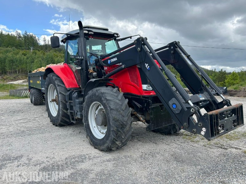 Massey Ferguson 7624 Dyna VT 50 km/t Frontlaster Brøyteplate - Traktor: slika 4 Massey Ferguson 7624 Dyna VT 50 km/t Frontlaster Brøyteplate - Traktor: slika 4