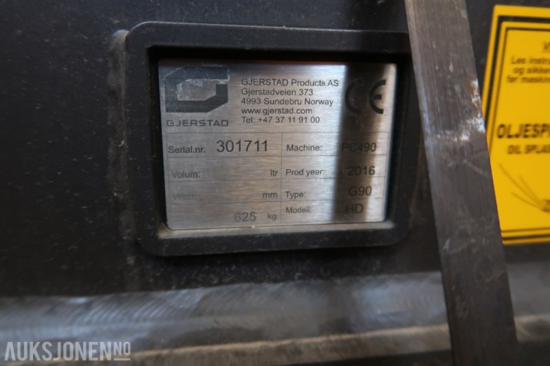 2016 Gjerstad hydraulisk HK-Feste til 50 tonns maskin G90/S90 - Priključek za Gradbeni stroj: slika 5 2016 Gjerstad hydraulisk HK-Feste til 50 tonns maskin G90/S90 - Priključek za Gradbeni stroj: slika 5