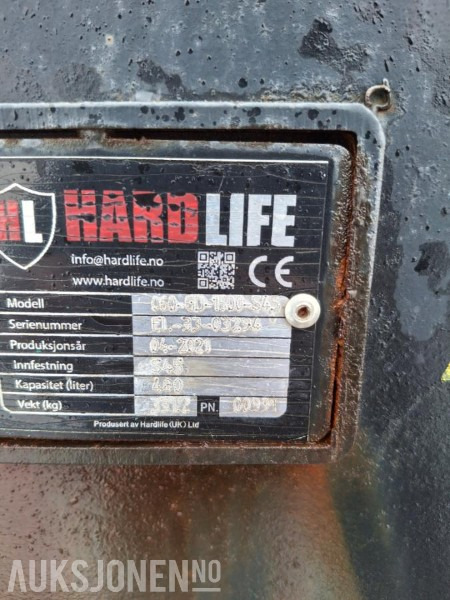 S45 Fast pusseskuff for 6-8 tonn - Ingen minstepris - Priključek za Gradbeni stroj: slika 3 S45 Fast pusseskuff for 6-8 tonn - Ingen minstepris - Priključek za Gradbeni stroj: slika 3