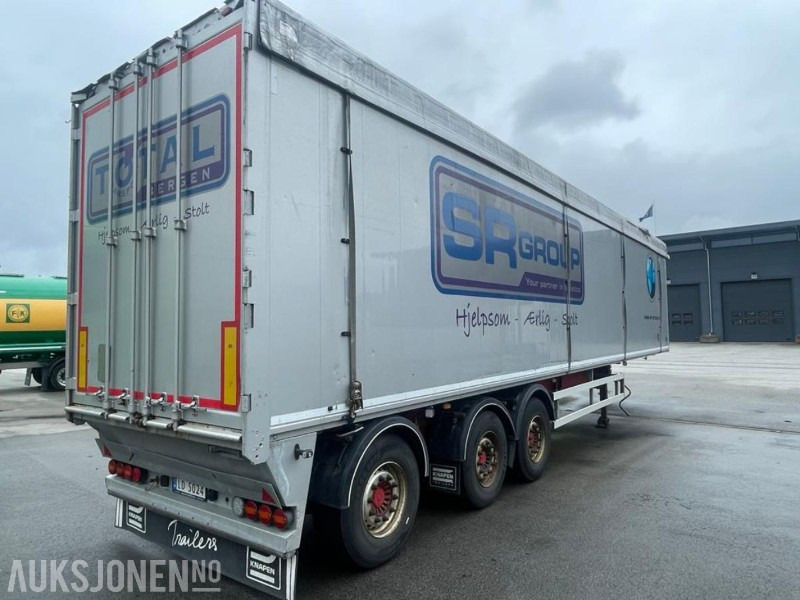 2017 Knapen K502 Walking floor tralle, NY EU - med hydraulisk vegg og tak + låsing - Tillatt totalvekt: 45000 kg. - Prikolica: slika 2 2017 Knapen K502 Walking floor tralle, NY EU - med hydraulisk vegg og tak + låsing - Tillatt totalvekt: 45000 kg. - Prikolica: slika 2