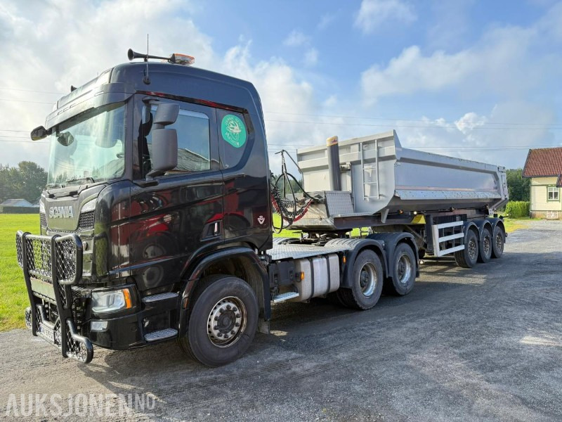 2021 Scania R650 V8 6x4 Trekkvogn m/maur tippsemi - Vlačilec: slika 1 2021 Scania R650 V8 6x4 Trekkvogn m/maur tippsemi - Vlačilec: slika 1