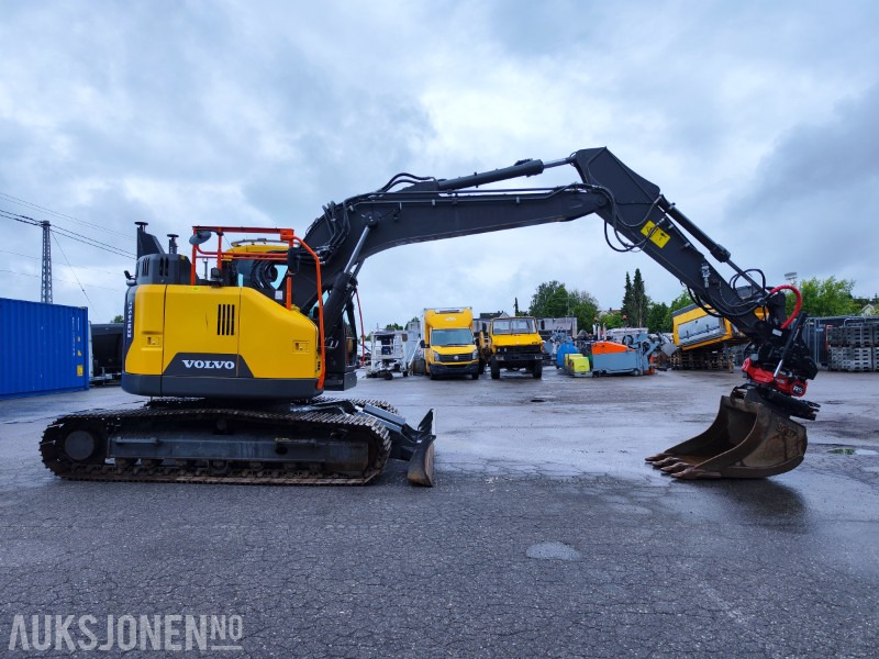 Volvo ECR145EL. GPS, R5 med grip, Oilquick, hammer, klype ++ - Bager: slika 5 Volvo ECR145EL. GPS, R5 med grip, Oilquick, hammer, klype ++ - Bager: slika 5