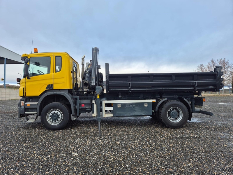 Scania P340 4x4 **2 units low km*, tipper with Fassi - Tovornjak prekucnik, Tovornjak z dvigalom: slika 1 Scania P340 4x4 **2 units low km*, tipper with Fassi - Tovornjak prekucnik, Tovornjak z dvigalom: slika 1