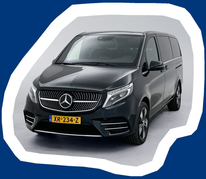 Mercedes-Benz V-Klasse 220d Lang Avantgarde Edition 8 Persoons incl. BPM Elektr schuifdeuren Nappa Leder Pano 8 zitplaatsen Geel kenteken - Minibus, Potniški kombi: slika 1 Mercedes-Benz V-Klasse 220d Lang Avantgarde Edition 8 Persoons incl. BPM Elektr schuifdeuren Nappa Leder Pano 8 zitplaatsen Geel kenteken - Minibus, Potniški kombi: slika 1