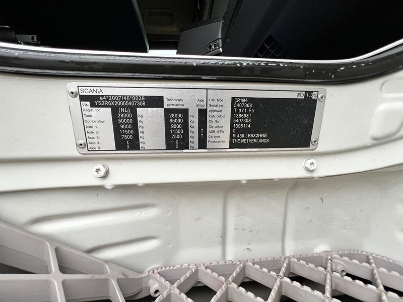 Kotalni prekucni tovornjak Scania R450 6x2 Containersysteem VDL 21.000kg / Haakarmsysteem: slika 19 Kotalni prekucni tovornjak Scania R450 6x2 Containersysteem VDL 21.000kg / Haakarmsysteem: slika 19