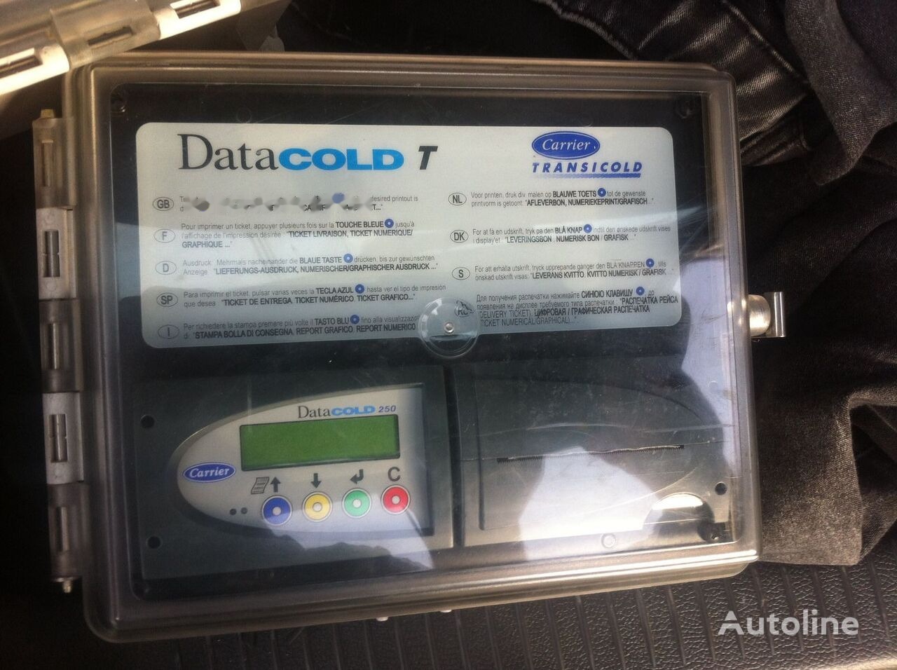 Carrier Termodiagrama DataCOLD T 250 Transicold - ECU za Prikolica: slika 1 Carrier Termodiagrama DataCOLD T 250 Transicold - ECU za Prikolica: slika 1