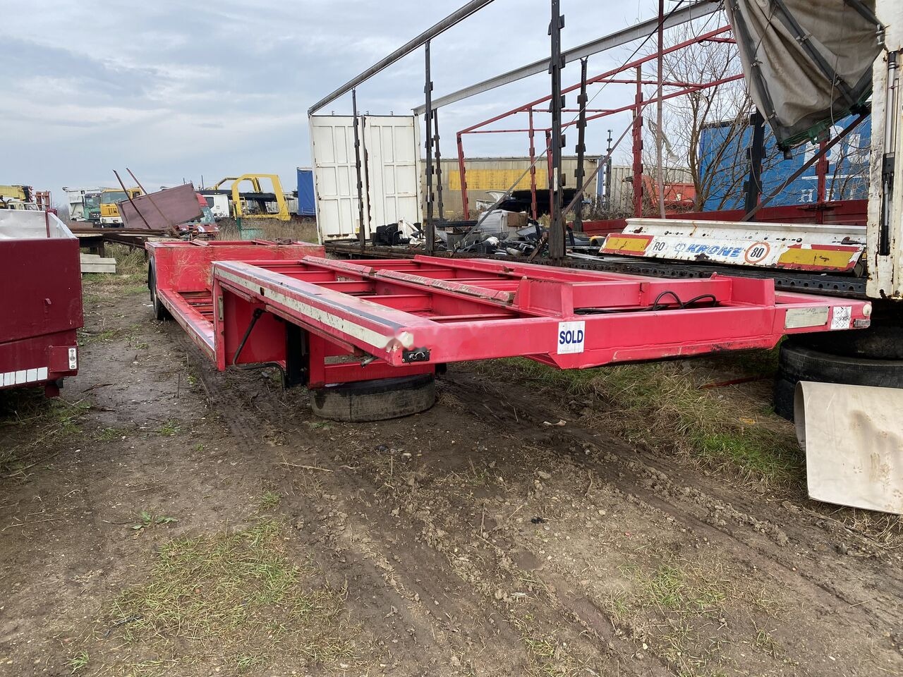 Fliegl Trailer 1 AXE ASCA ---FRANTA - Transport Special - LOWRIDER - Nizko noseča polprikolica: slika 1 Fliegl Trailer 1 AXE ASCA ---FRANTA - Transport Special - LOWRIDER - Nizko noseča polprikolica: slika 1