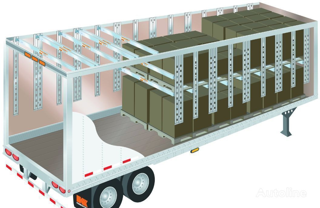 Sistem double deck dube frigorifice : Suporti laterali +bari - Polprikolica hladilnik: slika 1 Sistem double deck dube frigorifice : Suporti laterali +bari - Polprikolica hladilnik: slika 1