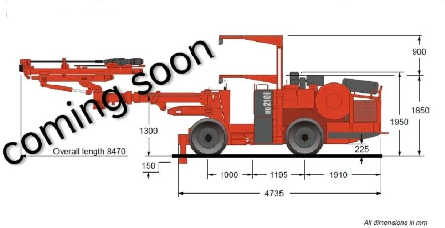 Sandvik DD 210 - Predorski vrtalni stroj: slika 1 Sandvik DD 210 - Predorski vrtalni stroj: slika 1
