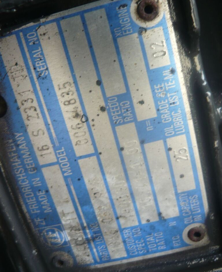 DAF ZF16S2331TD IT DAF XF 105 460 E5 - Menjalnik za Tovornjak: slika 4 DAF ZF16S2331TD IT DAF XF 105 460 E5 - Menjalnik za Tovornjak: slika 4