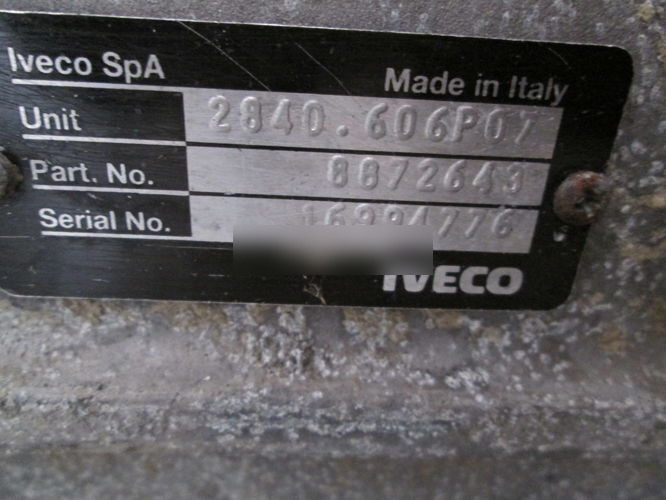 IVECO Daily 2840.6 for IVECO DAILY automobile - Menjalnik za Avtomobil: slika 5 IVECO Daily 2840.6 for IVECO DAILY automobile - Menjalnik za Avtomobil: slika 5