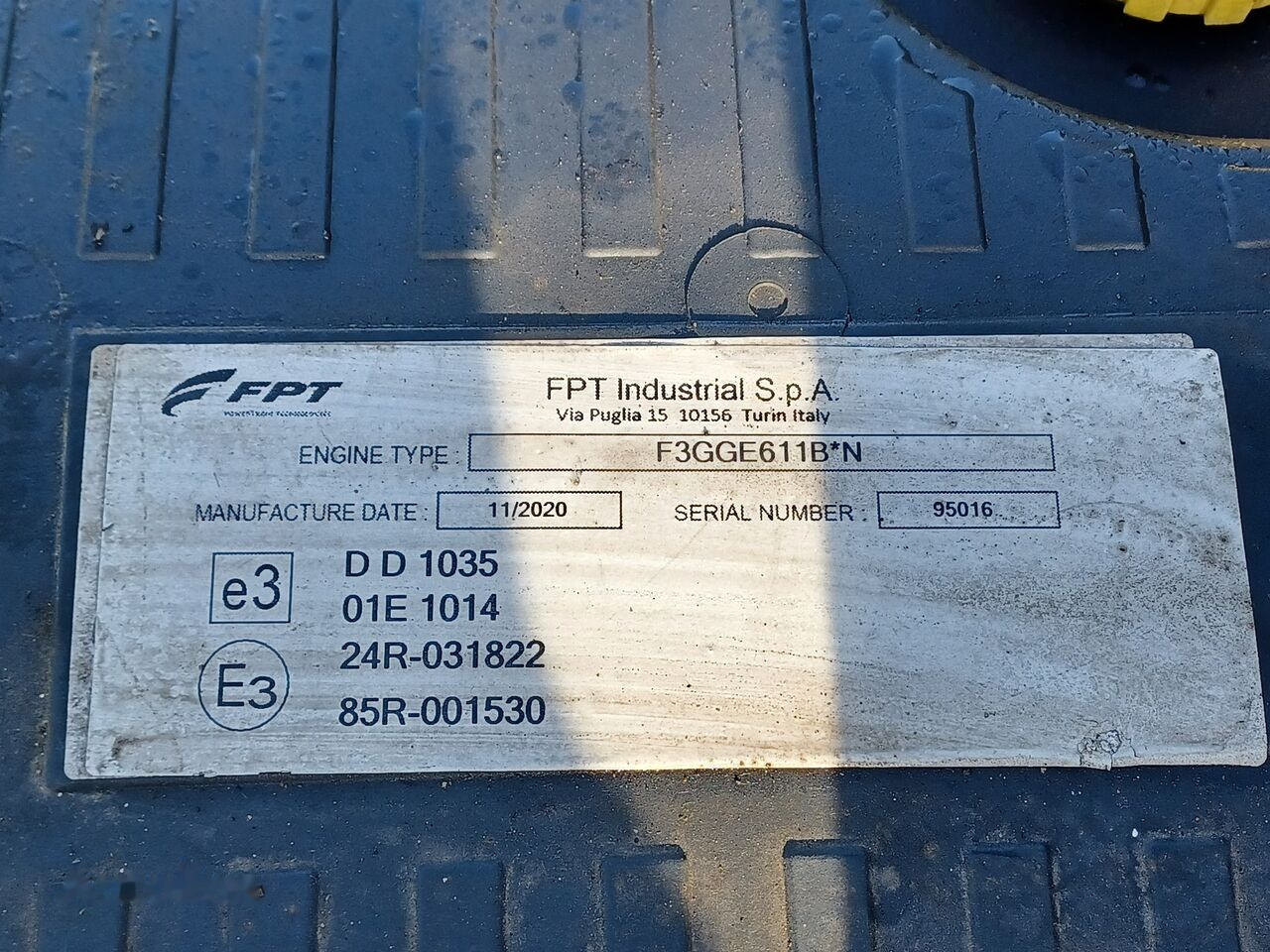 IVECO F3GGE611B*N IVECO truck - Motor za Tovornjak: slika 1 IVECO F3GGE611B*N IVECO truck - Motor za Tovornjak: slika 1