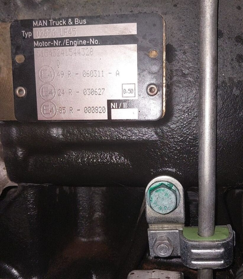 MAN D2676LF45 MAN TGX TGS truck - Motor za Tovornjak: slika 3 MAN D2676LF45 MAN TGX TGS truck - Motor za Tovornjak: slika 3