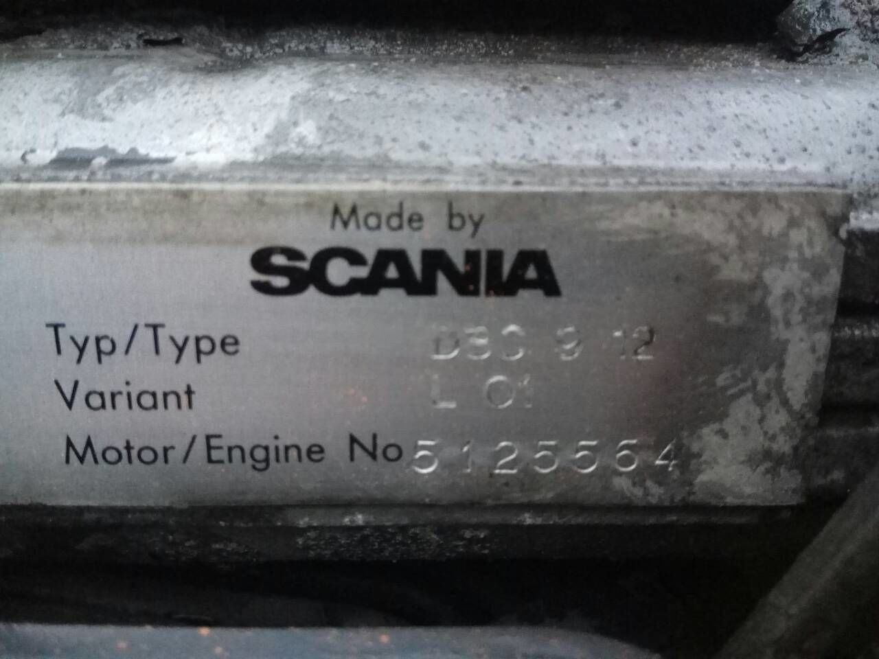Scania DSC912 L01 Scania 94 - Motor za Tovornjak: slika 3 Scania DSC912 L01 Scania 94 - Motor za Tovornjak: slika 3