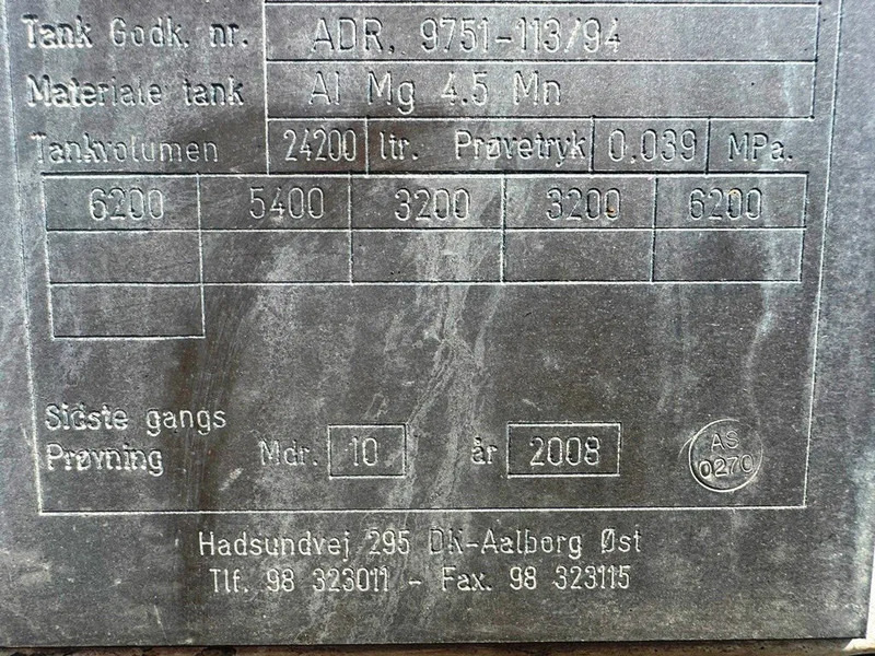 Tovornjak cisterna Scania P380 P380 8x2*6 .ADR/FL . 24200 L Tank - Air / Air suspension.: slika 11