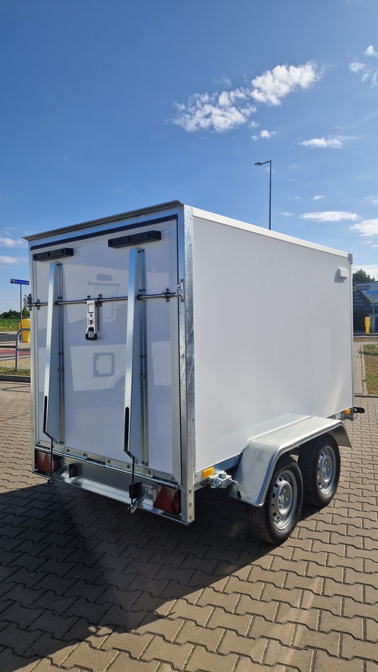 Nowa Przyczepa Furgon Kontener transportowy ABS 250 z rampą - Prikolica zabojnik: slika 2 Nowa Przyczepa Furgon Kontener transportowy ABS 250 z rampą - Prikolica zabojnik: slika 2