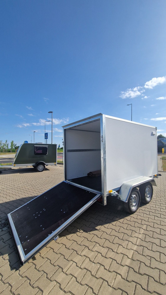 Nowa Przyczepa Furgon Kontener transportowy ABS 250 z rampą - Prikolica zabojnik: slika 4 Nowa Przyczepa Furgon Kontener transportowy ABS 250 z rampą - Prikolica zabojnik: slika 4