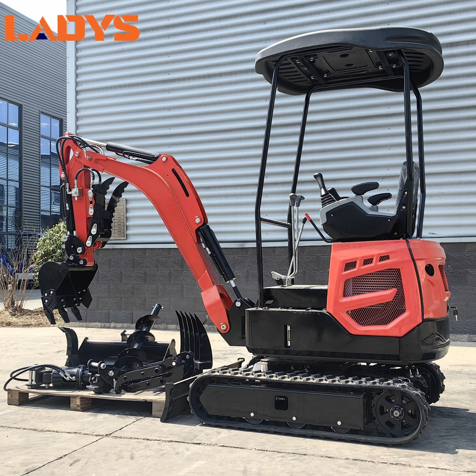 Nov Mini bager LADYS Mini Excavator CE Certification Kubota Engine(Factory Outlet) Mini Pelle Minibagger Minikoparka Miniexcavadora: slika 6