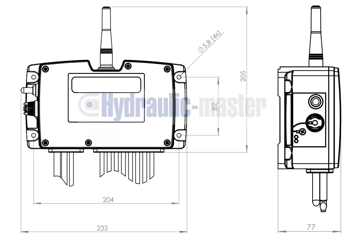Gozdarska oprema Control Set Radio Remote Scanreco RC400 and JP Joysticks PWM for Nordhydraulic, Kubota, Parker: slika 7