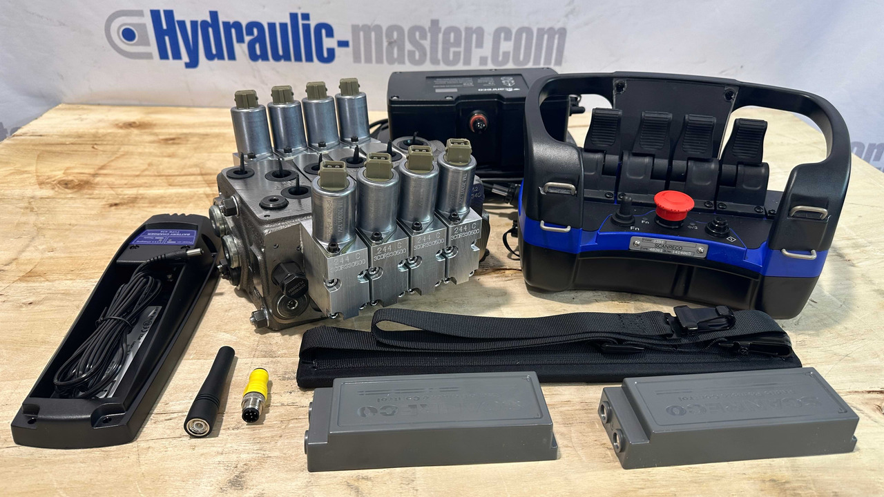 Set Scanreco G4 with Walvoil DPX050 Rayco, Bobcat, Carlton - Rezkar za štore: slika 1 Set Scanreco G4 with Walvoil DPX050 Rayco, Bobcat, Carlton - Rezkar za štore: slika 1
