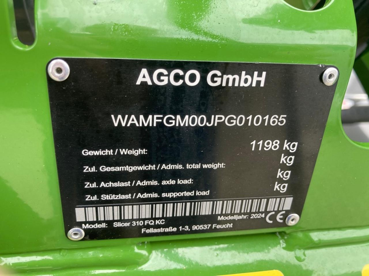 Fendt SLICER 310F - Kosilnica: slika 5 Fendt SLICER 310F - Kosilnica: slika 5