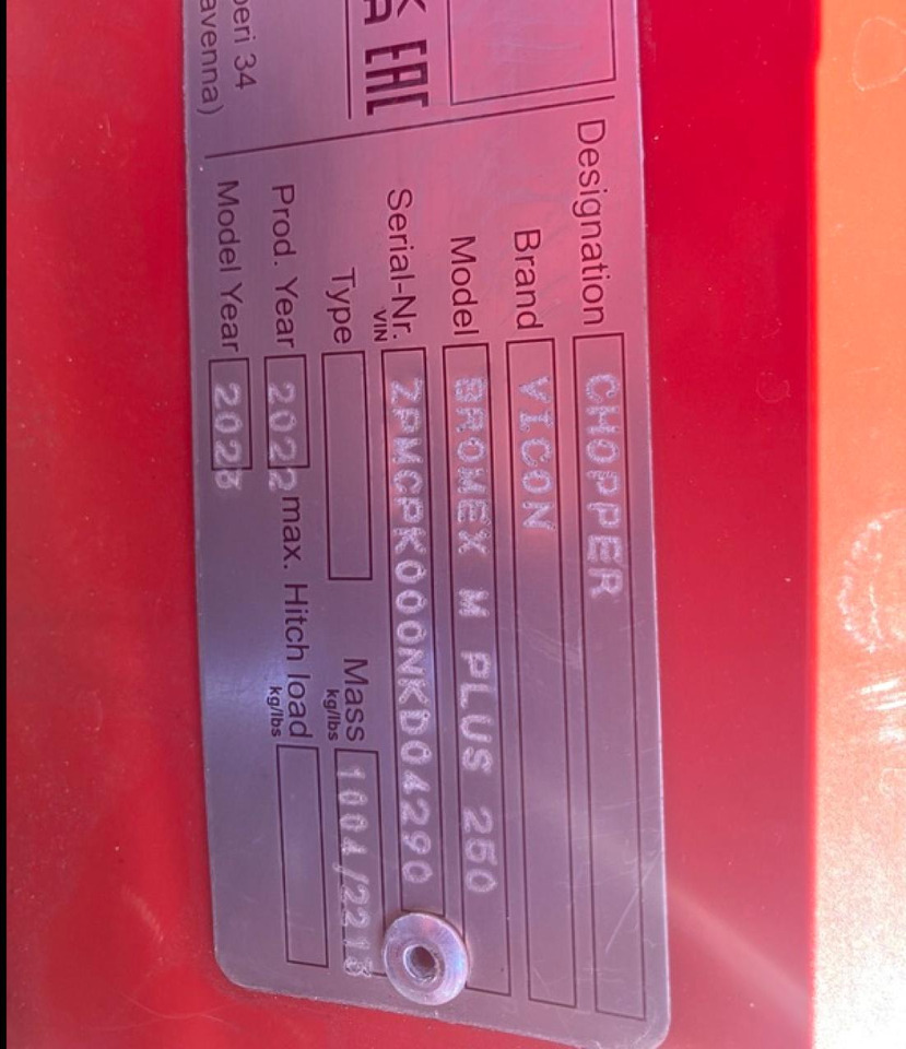 Vicon BROMEX MP 250 AKTION - Mulčer kladivar: slika 5 Vicon BROMEX MP 250 AKTION - Mulčer kladivar: slika 5