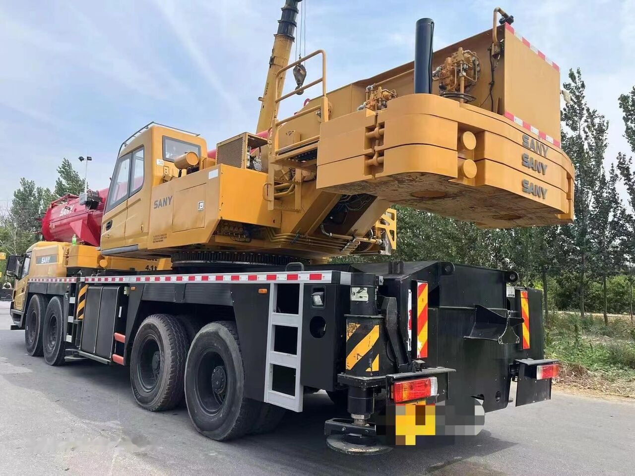 Sany Used Sany STC800 Original 80 Ton Mobile Truck Mounted Crane for - Avtodvigalo: slika 4 Sany Used Sany STC800 Original 80 Ton Mobile Truck Mounted Crane for - Avtodvigalo: slika 4