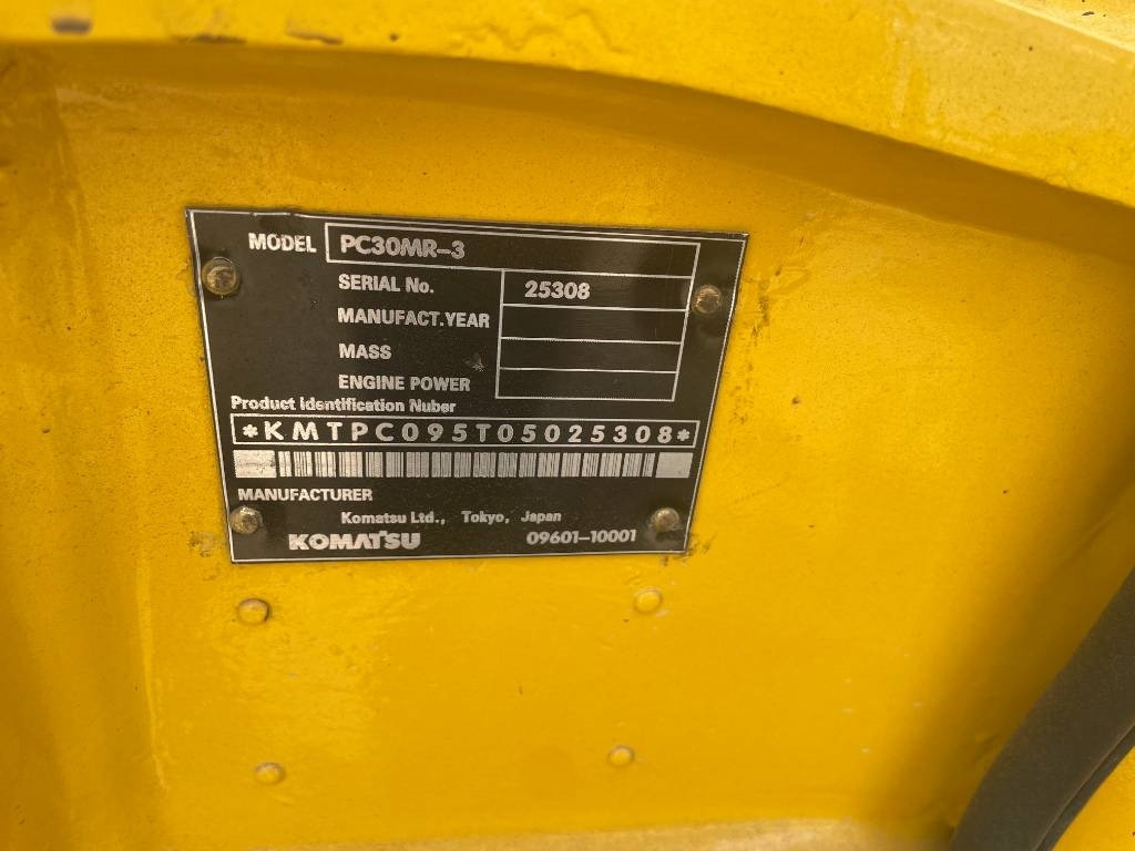 Komatsu PC 30 - Mini bager: slika 3 Komatsu PC 30 - Mini bager: slika 3