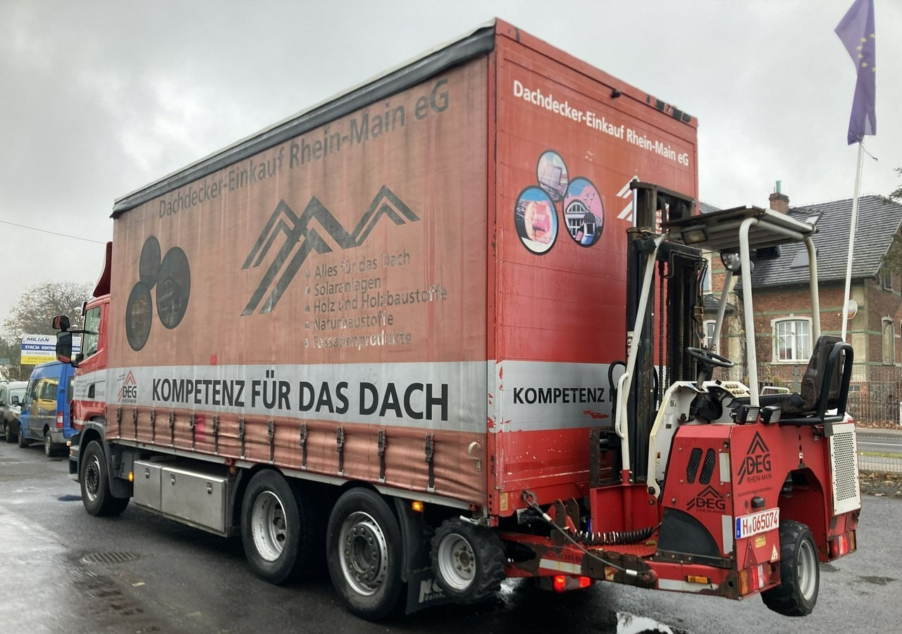 Inna Inny Scania G320 Wózek PALFINGER Firanka Plandeka plandeka Moffett 2012 - Dostavno vozilo s ponjavo: slika 2 Inna Inny Scania G320 Wózek PALFINGER Firanka Plandeka plandeka Moffett 2012 - Dostavno vozilo s ponjavo: slika 2