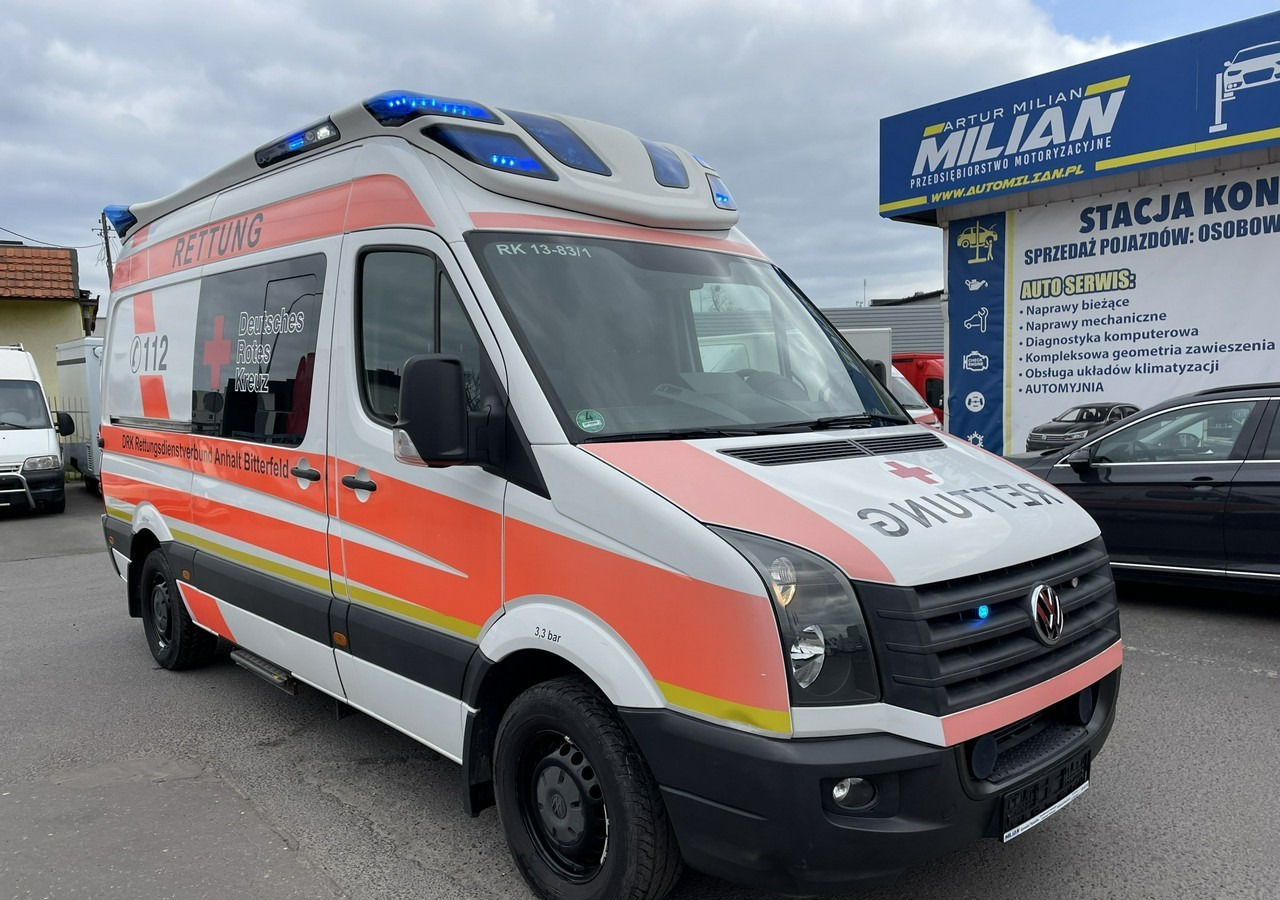 Volkswagen Crafter Crafter 2.0-163KM Karetka Ambulans Wyposażony Model 2016 - Reševalno vozilo: slika 1 Volkswagen Crafter Crafter 2.0-163KM Karetka Ambulans Wyposażony Model 2016 - Reševalno vozilo: slika 1