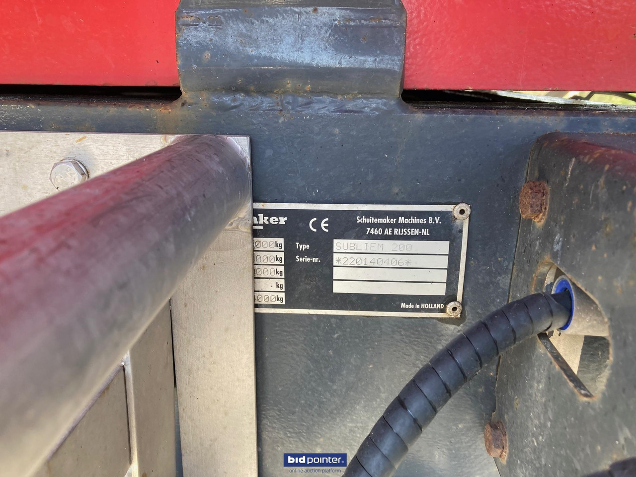 Kmetijska kiper prikolica/ Demper Schuitemaker Subliem 200 zandkipper / gronddumper: slika 12 Kmetijska kiper prikolica/ Demper Schuitemaker Subliem 200 zandkipper / gronddumper: slika 12