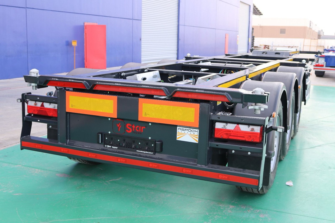 Star Yagcilar Telescopic container carrier - Kontejnerska polprikolica/ Polprikolica z zamenljivim tovoriščem: slika 1 Star Yagcilar Telescopic container carrier - Kontejnerska polprikolica/ Polprikolica z zamenljivim tovoriščem: slika 1