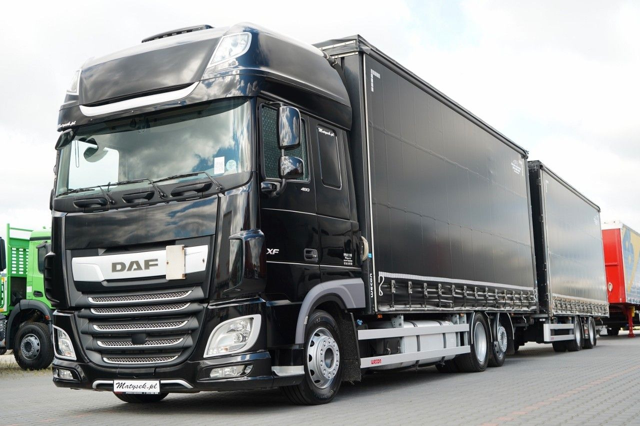 DAF XF 480 / I PARK-COOL / ZESTAW TANDEM / 120 M3 / - Tovornjak s ponjavo: slika 2 DAF XF 480 / I PARK-COOL / ZESTAW TANDEM / 120 M3 / - Tovornjak s ponjavo: slika 2