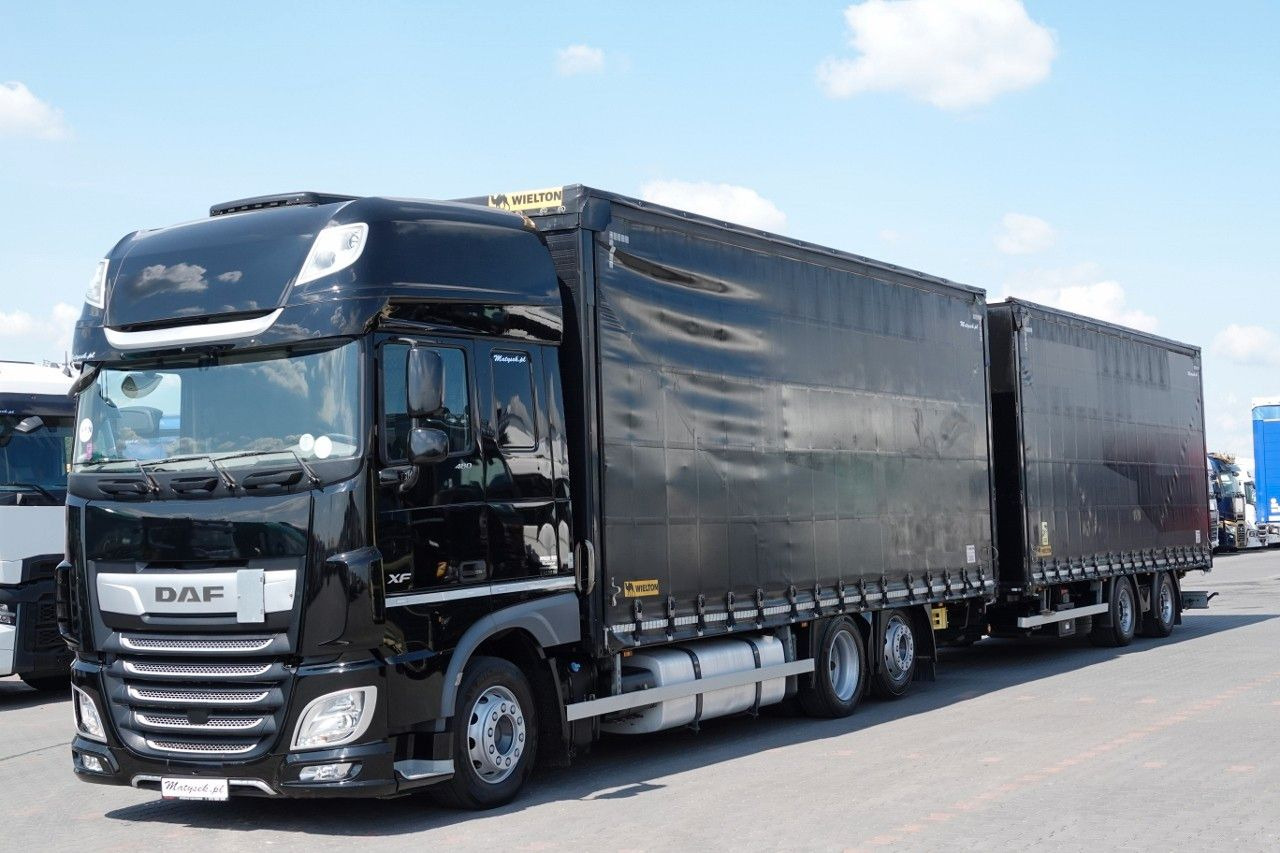 DAF XF 480 / ZESTAW TANDEM / 120 M3 / PRZEJAZDOWY / - Tovornjak s ponjavo: slika 3 DAF XF 480 / ZESTAW TANDEM / 120 M3 / PRZEJAZDOWY / - Tovornjak s ponjavo: slika 3
