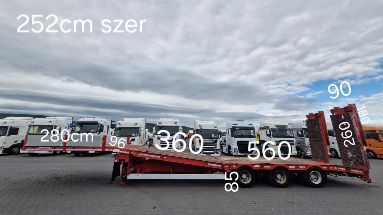 Kaiser S450 / NACZEPA LAWETA / NISKOPODWOZIE / PODEST H - Nizko noseča polprikolica: slika 2 Kaiser S450 / NACZEPA LAWETA / NISKOPODWOZIE / PODEST H - Nizko noseča polprikolica: slika 2