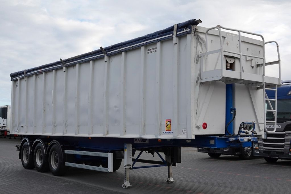 Kaiser WYWROTKA 55 m3 / ALUMINIOWA / WAGA: 5900 KG / SP - Polprikolica s ponjavo: slika 1 Kaiser WYWROTKA 55 m3 / ALUMINIOWA / WAGA: 5900 KG / SP - Polprikolica s ponjavo: slika 1