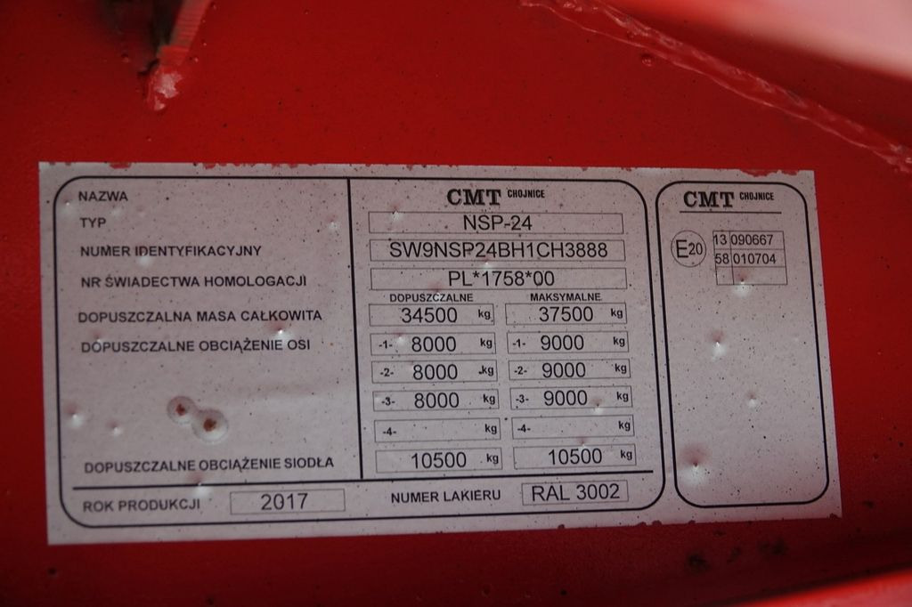 Nizko noseča polprikolica Kässbohrer NSP-24 / NACZEPA LAWETA / NISKOPODWOZIE / ROZCIĄ: slika 19 Nizko noseča polprikolica Kässbohrer NSP-24 / NACZEPA LAWETA / NISKOPODWOZIE / ROZCIĄ: slika 19