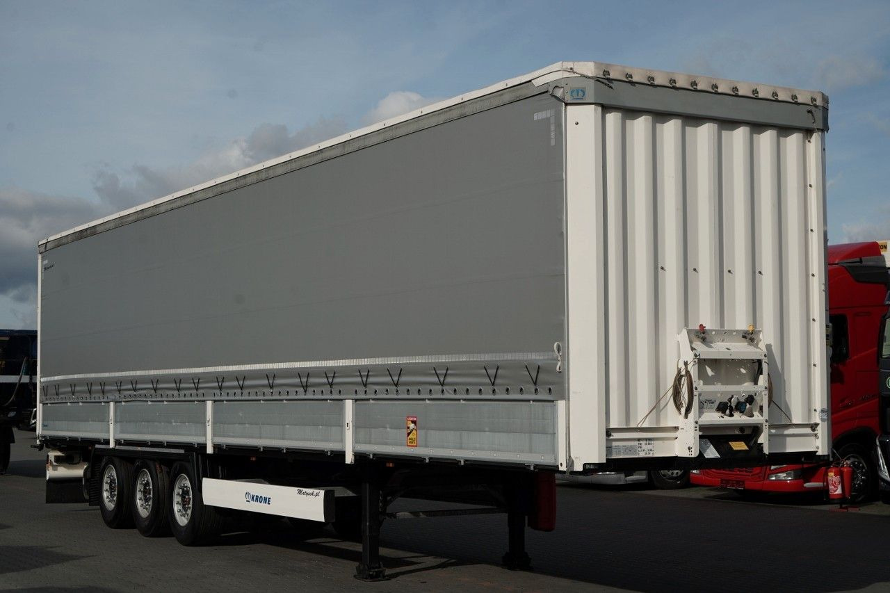 Krone FIRANKA / BURTOWA / OŚ PODNOSZONA / SAF / STANDA - Polprikolica s ponjavo: slika 1 Krone FIRANKA / BURTOWA / OŚ PODNOSZONA / SAF / STANDA - Polprikolica s ponjavo: slika 1