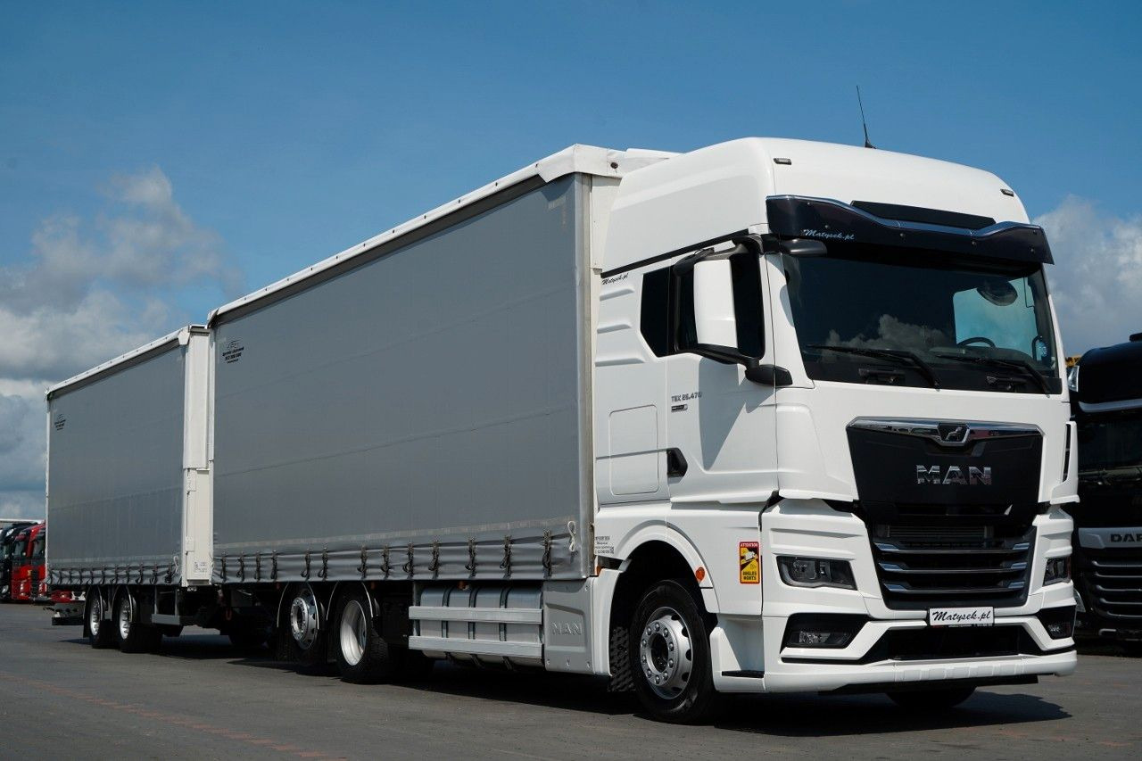 MAN TGX 26.470 / ZESTAW TANDEM 120 M3 / PRZEJAZDOWY - Tovornjak s ponjavo: slika 4 MAN TGX 26.470 / ZESTAW TANDEM 120 M3 / PRZEJAZDOWY - Tovornjak s ponjavo: slika 4