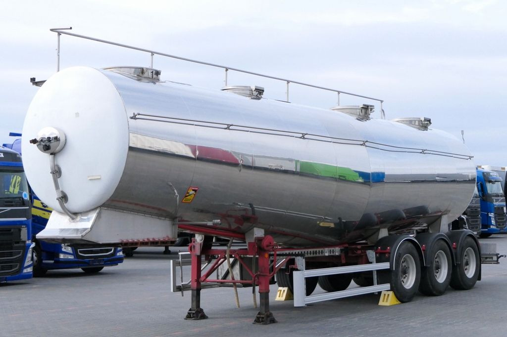 Menci ETA / FOOD LIQUID TANK TRAILER/32000 L/ 4 CHAMBE - Polprikolica cisterna: slika 1 Menci ETA / FOOD LIQUID TANK TRAILER/32000 L/ 4 CHAMBE - Polprikolica cisterna: slika 1