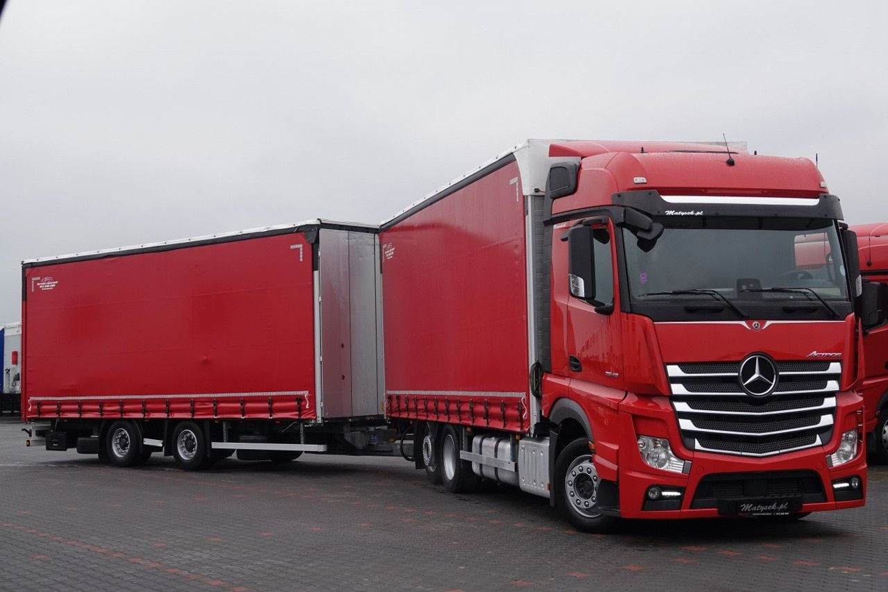 Mercedes-Benz ACTROS 2548 / ZESTAW TANDEM 120 M3 / PRZEJAZDOWY - Tovornjak s ponjavo: slika 3 Mercedes-Benz ACTROS 2548 / ZESTAW TANDEM 120 M3 / PRZEJAZDOWY - Tovornjak s ponjavo: slika 3
