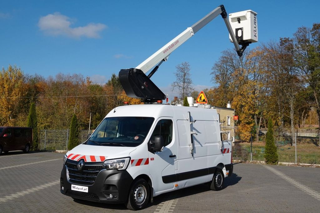 Renault MASTER / PODNOŚNIK KOSZOWY - 12 metrów / 2021 RO - Dvižna ploščad montirana na tovornjak: slika 1 Renault MASTER / PODNOŚNIK KOSZOWY - 12 metrów / 2021 RO - Dvižna ploščad montirana na tovornjak: slika 1