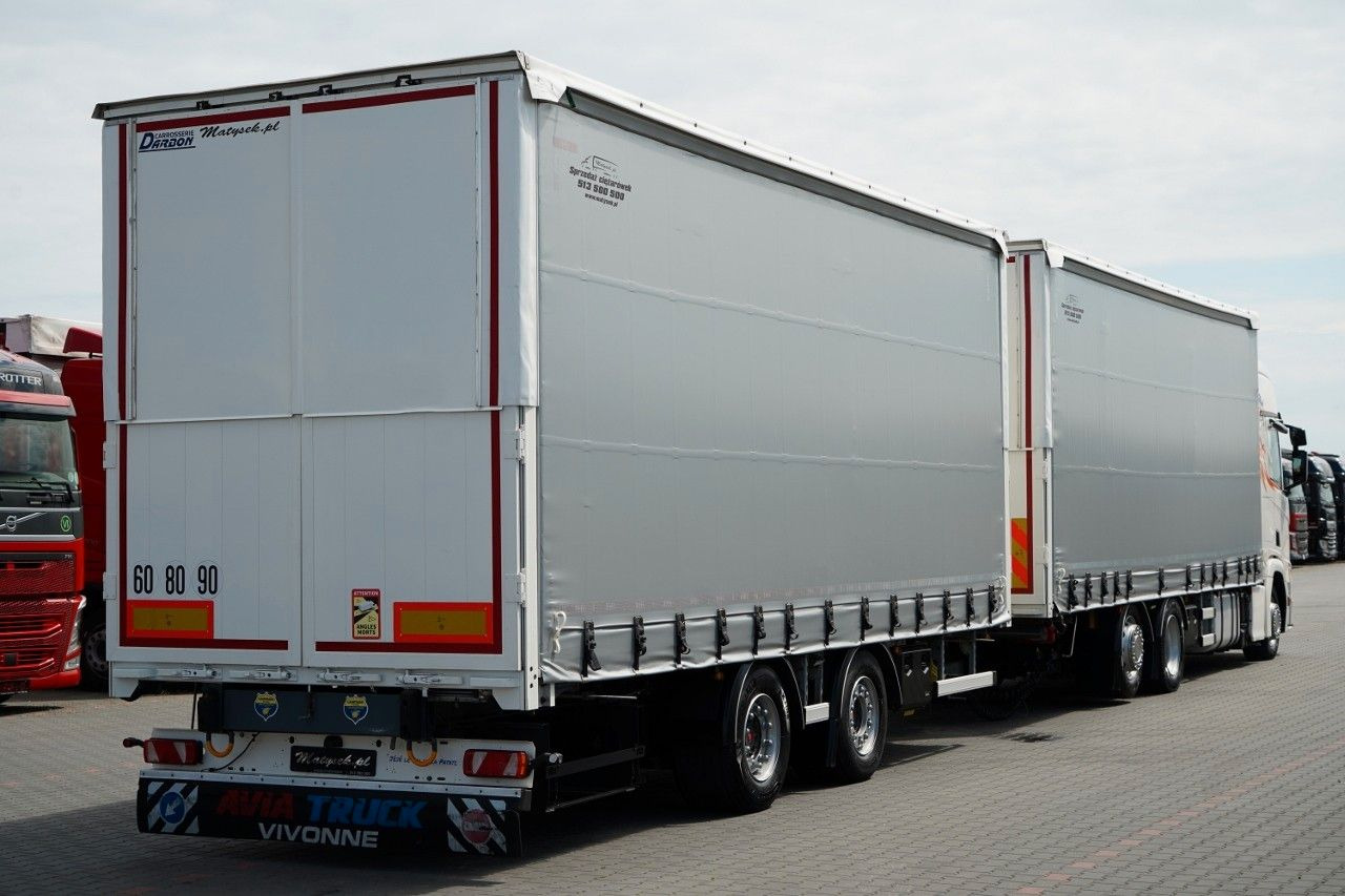 Scania R 450 / ZESTAW TANDEM 120 M3 / PRZEJAZDOWY / OŚ - Tovornjak s ponjavo: slika 3 Scania R 450 / ZESTAW TANDEM 120 M3 / PRZEJAZDOWY / OŚ - Tovornjak s ponjavo: slika 3