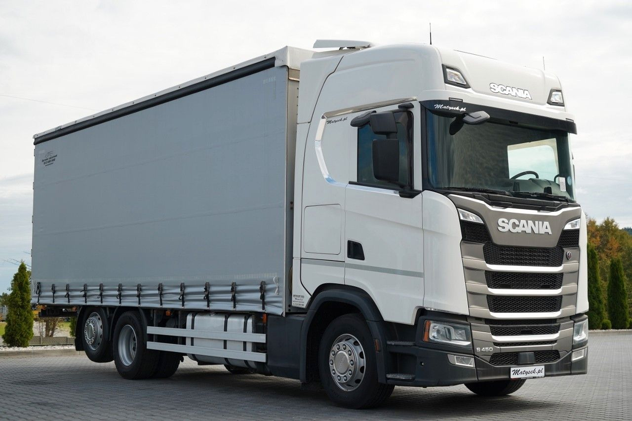 Scania S 450 / SOLÓWKA / 6X2 / OŚ PODNOSZONA / 2019 / - Tovornjak s ponjavo: slika 1 Scania S 450 / SOLÓWKA / 6X2 / OŚ PODNOSZONA / 2019 / - Tovornjak s ponjavo: slika 1